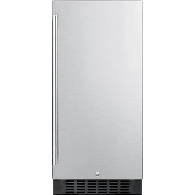 Summit FF1532BSS 3.0 Cu. Ft. Stainless Compact Refrigerator | Electronic Express