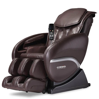 Cozzia CZ388CHO-OBX Reclining Massage Chair - Brown - OPEN BOX | Electronic Express