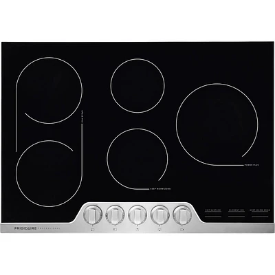 Frigidaire Professional FPEC3077RF 30 in. Stainless 5 Burner Electric Cooktop | Electronic Express