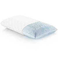 Malouf ZZQQHFGX Z Zoned Gel Talalay Latex Firm Pillow - Queen | Electronic Express