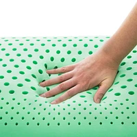 Malouf ZZQQMPASZP Z Zoned Dough Peppermint Infused Pillow - Queen | Electronic Express