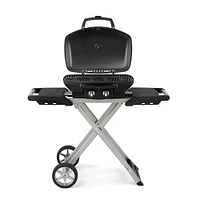 Napoleon TravelQ 285 Scissor Cart Portable Grill - Blue | Electronic Express