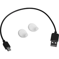 JVC HA-F250BTW Gummy Wireless In-Ear Headphones - White - OPEN BOX HAF250BTW | Electronic Express