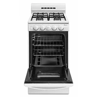 Amana AGG222VDW 2.6 Cu. Ft. Freestanding White Gas Range | Electronic Express