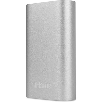 iHome IH-992012AS 6000 mAh Battery Pack - Silver IHPP2012AS | Electronic Express