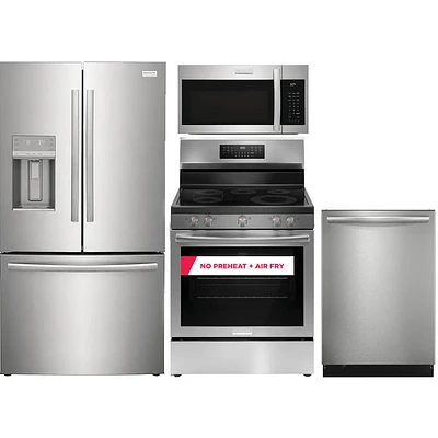Frigidaire Gallery 4 Pc. Stainless Steel French Door Kitchen Package | Electronic Express