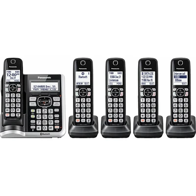 Panasonic KX-TG-F575 Link2Cell Bluetooth Cordless Phone - 5 Handsets OPEN BOX KXTGF575 | Electronic Express