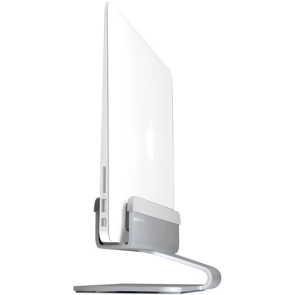 Rain Design 10037 mTower Vertical Laptop Stand - Silver - OPEN BOX MTOWERSLV | Electronic Express