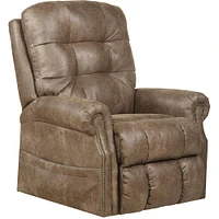 Catnapper 4857122749-OBX Ramsey Heat/Massage Recliner Lift Chair - Silt | Electronic Express