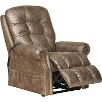 Catnapper 4857122749-OBX Ramsey Heat/Massage Recliner Lift Chair - Silt | Electronic Express