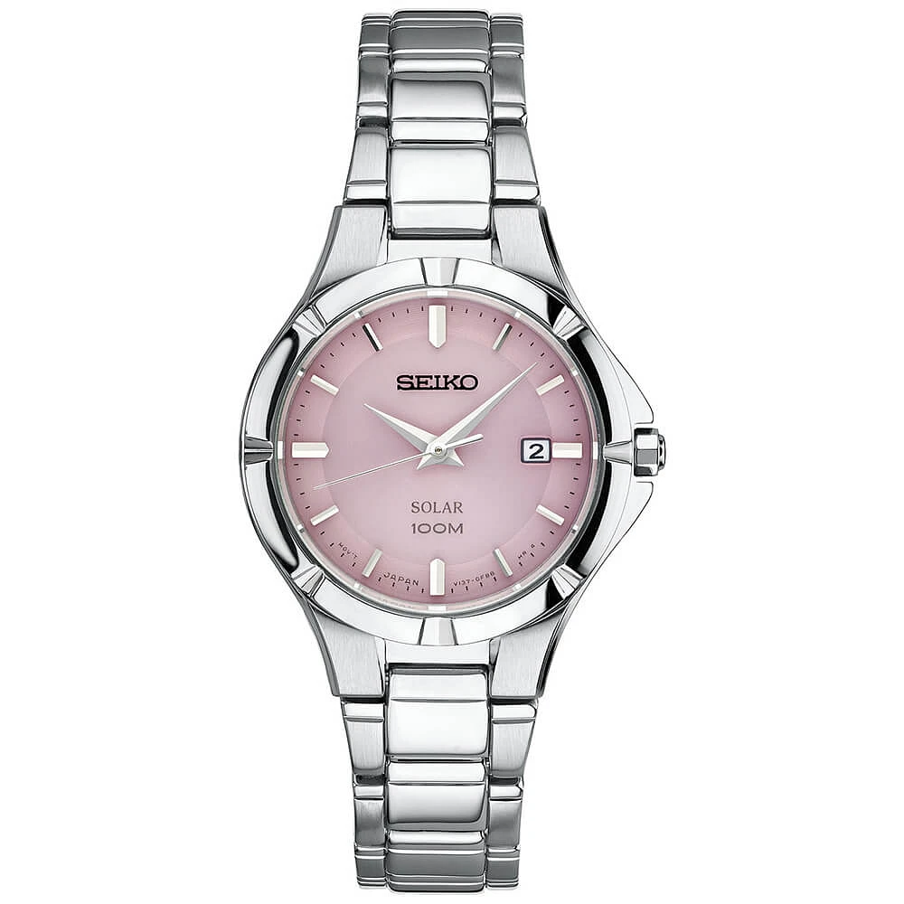 Seiko SUT315 Womens Silver Seiko Core Solar Watch | Electronic Express