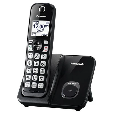 Panasonic KX-TGD510B Expandable Cordless Phone OPEN BOX KXTGD510 | Electronic Express