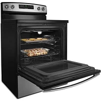 Amana 4.8 Cu. Ft. Free Standing Stainless Steel Range | Electronic Express