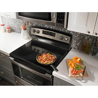 Amana 4.8 Cu. Ft. Free Standing Stainless Steel Range | Electronic Express