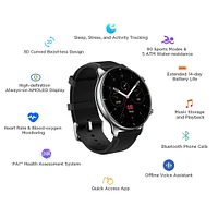 Amazfit GTR 2 Smartwatch Sport - Obsidian Black | Electronic Express