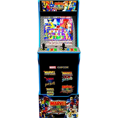 Arcade1up Marvel vs Capcom Arcade Machine with Riser | Electronic Express