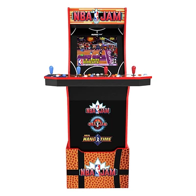 Arcade1Up NBA Jam Arcade Machine with Riser and Stool | Electronic Express