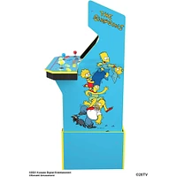 Arcade1Up The Simpsons Arcade Cabinet with Riser and Stool | Electronic Express