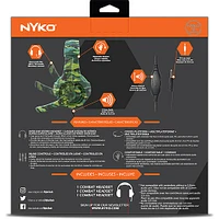 NYKO Technologies Universal Combat Headset - Green Camo | Electronic Express