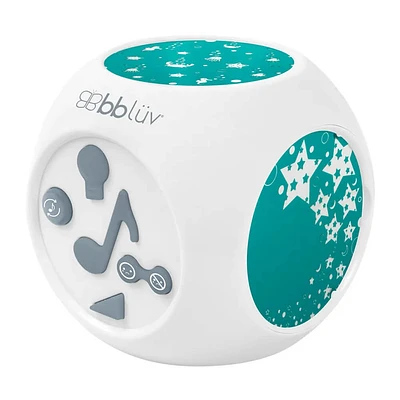 bbluv Kube Sound Activated Musical Nightlight with Projection | Electronic Express