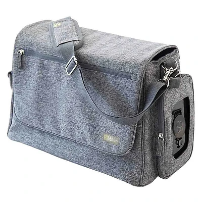 bbluv Ultra Complete Diaper Bag - Heather Gray | Electronic Express