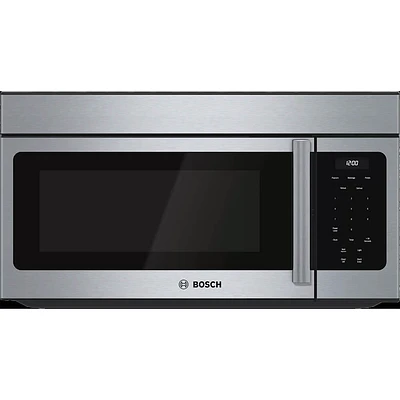 Bosch 1.6 Cu. Ft. Stainless 300 Series Over-The-Range Microwave | Electronic Express
