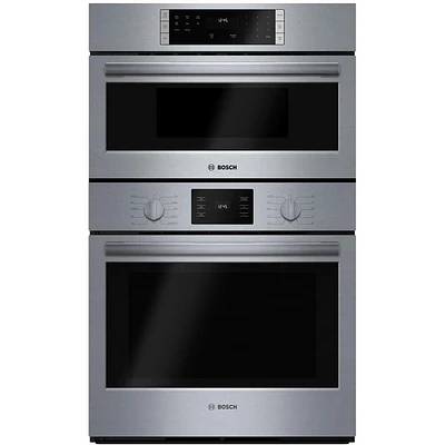 Bosch 30 inch Stainless Combination Electric Wall Oven | Electronic Express