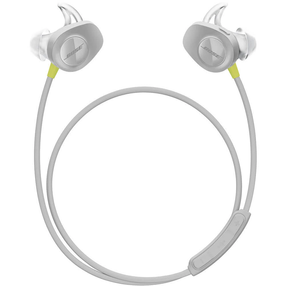 Bose SoundSport Wireless White Citron Earbuds | Electronic Express