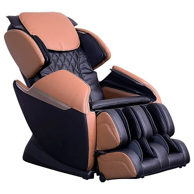 Brookstone BK-150 Massage Chair - Black/Toffee | Electronic Express