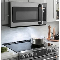 Cafe 30 inch Stainless Over-the-Range Microwave Oven | Electronic Express