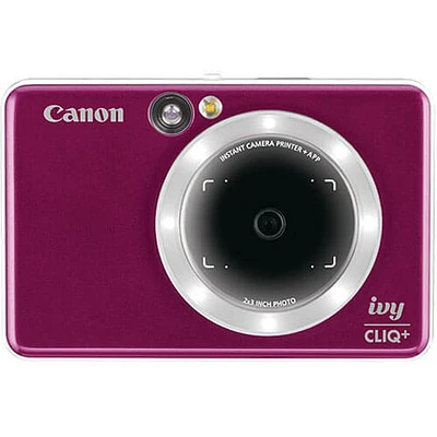 Canon IVY CLIQ+ Instant Camera - Ruby Red | Electronic Express