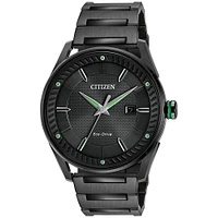 Citizen Drive Eco-Drive Green Accents Mens Watch - 42mm | Electronic Express