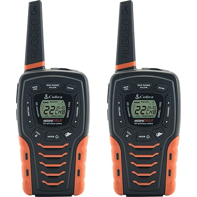 Cobra 35-Mile 22-Channel 2-Way Radios (Pair) - Refurbished | Electronic Express