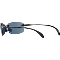 Costa Ballast Shiny Black/Grey Polarized Mens Sunglasses | Electronic Express