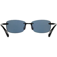 Costa Ballast Shiny Black/Grey Polarized Mens Sunglasses | Electronic Express