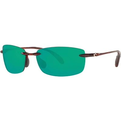 Costa Ballast Tortoise/Green Mirror Polarized Mens Sunglasses | Electronic Express