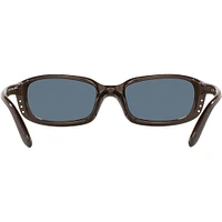 Costa Brine Gunmetal/Grey Polarized Mens Sunglasses | Electronic Express