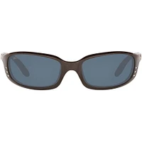 Costa Brine Gunmetal/Grey Polarized Mens Sunglasses | Electronic Express