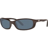 Costa Brine Gunmetal/Grey Polarized Mens Sunglasses | Electronic Express