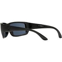 Costa Fantail Blackout/Blue Mirror Polarized Mens Sunglasses | Electronic Express