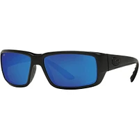 Costa Fantail Blackout/Blue Mirror Polarized Mens Sunglasses | Electronic Express