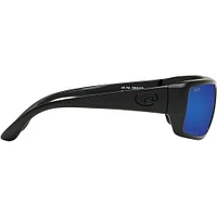 Costa Fantail Blackout/Blue Mirror Polarized Mens Sunglasses | Electronic Express