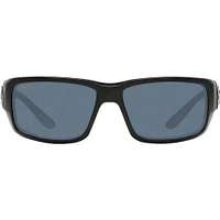 Costa Fantail Blackout/Grey Polarized Mens Sunglasses | Electronic Express