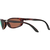 Costa Fathom Tortoise/Green Mirror Polarized Mens Sunglasses | Electronic Express