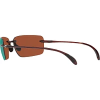 Costa Gulf Shore Tortoise/Green Mirror Polarized Mens Sunglasses | Electronic Express