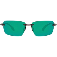 Costa Gulf Shore Tortoise/Green Mirror Polarized Mens Sunglasses | Electronic Express