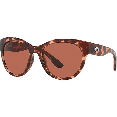 Costa Maya Shiny Coral Tortoise/Copper Polarized Womens Sunglasses | Electronic Express