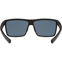 Costa Rinconcito Matte Black/Grey Polarized Mens Sunglasses | Electronic Express