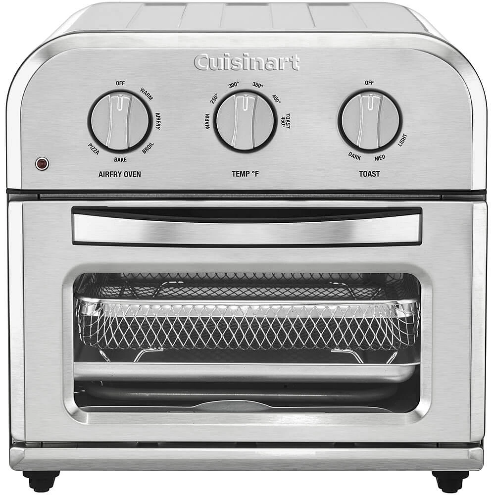Cuisinart Compact Stainless AirFryer Toaster Oven | Electronic Express