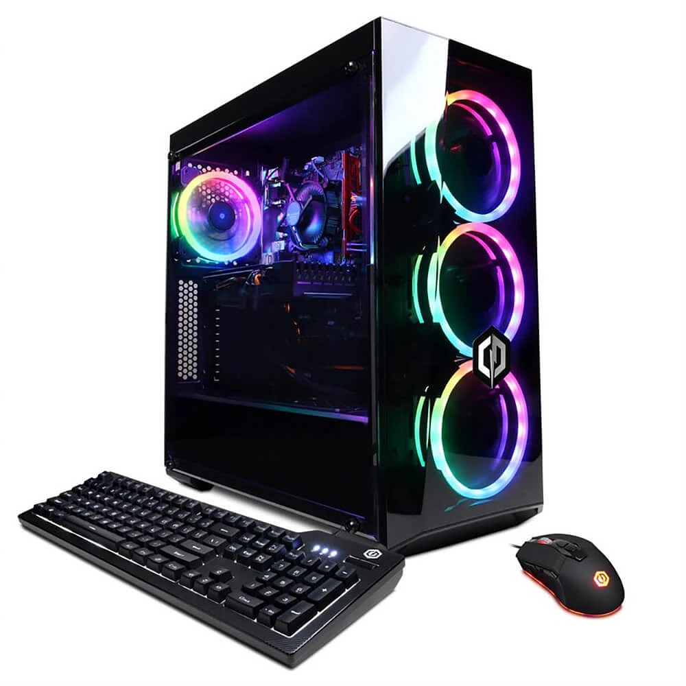 CYBERPOWERPC Gamer Master GMA8840CPGV5 w /AMD Ryzen 3 3100 Computer | Electronic Express